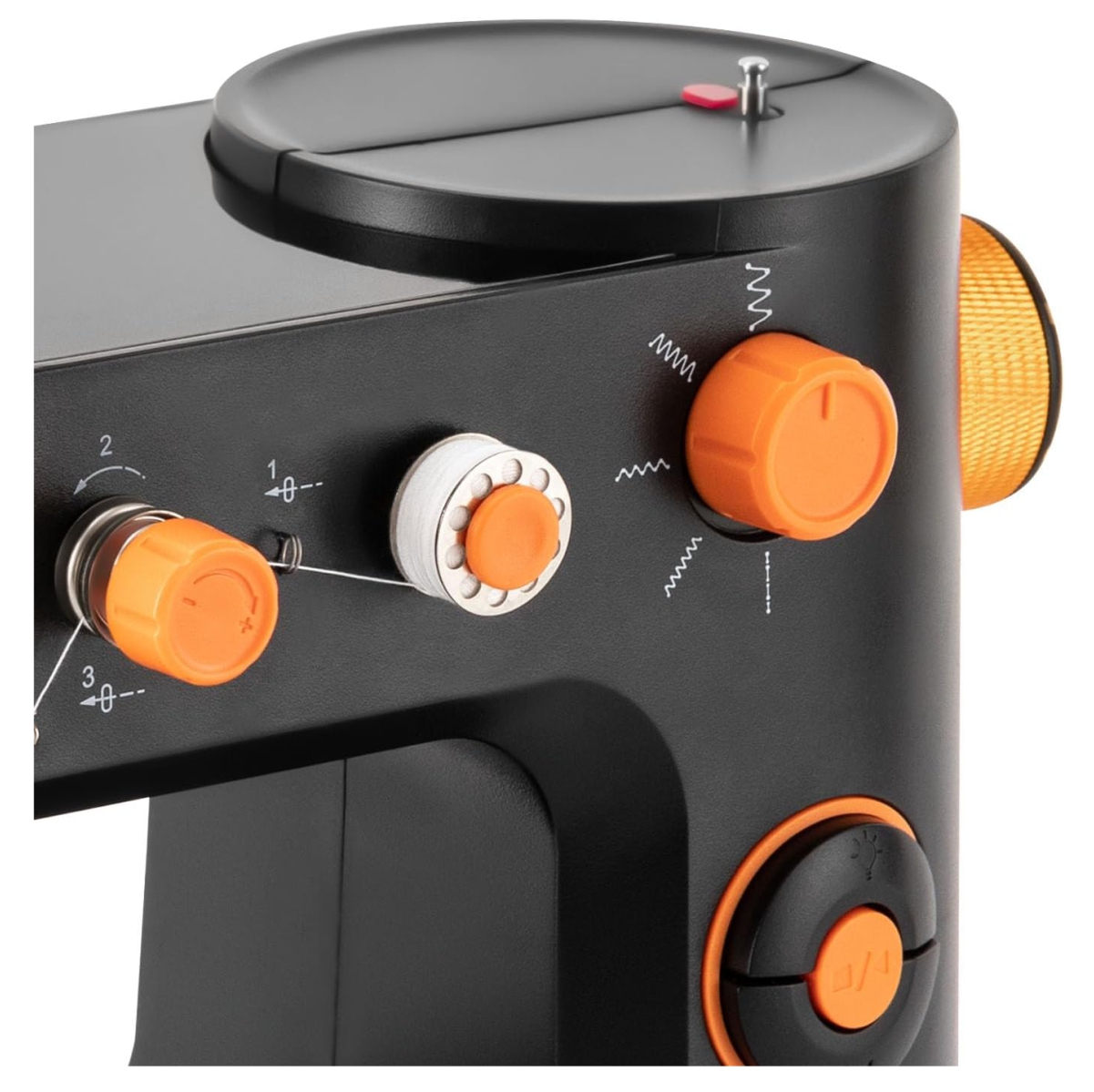 Miniatura 3 de Maquina de Coser Principiantes Negra